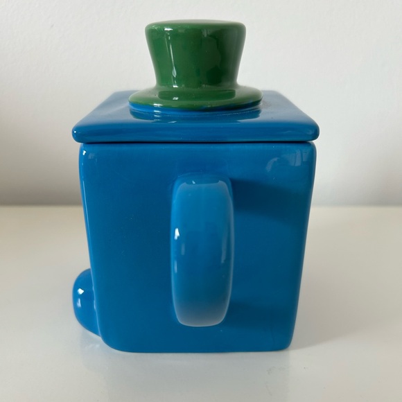 New Mr. Men Little Miss Mr. GRUMPY by Magenta Blue Top Hat Topper Mug🎩💙💚 - Picture 2 of 9